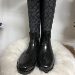 NIB Coach Rain Boots